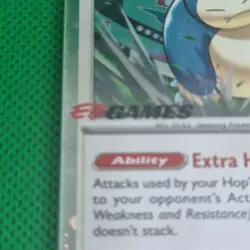 Hop's Snorlax - 117/159 - EB Games-Stamped Promo - Pokemon Card - Sealed! Mint - Image 2