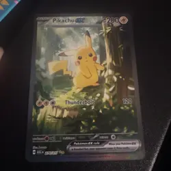 Pokemon Pikachu EX 276/217 SV08 Full Art Special Illustration Rare 200 HP Card - Image 1