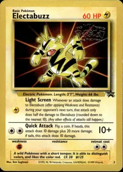 Electabuzz Movie Promo Promo WoTC Promo 02/53 Lightning Pokemon Card - Image 1