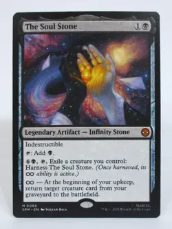 The Soul Stone MTG Card Marvel's Spider-Man #66 MYTHIC RARE NM - Image 1