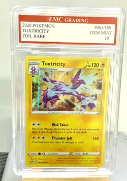 TOXTRICITY 2020 Holo #063/189 Pokemon Card GRADED 10 TCG CCG - Image 1