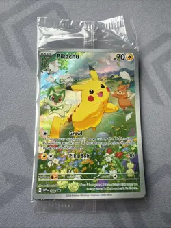 Pikachu SVP 088 Black Star Promo (4 Cards) - Sealed Promo Pokemon TCG - Image 2