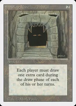 MTG - Howling Mine - Revised - Magic the Gathering - Image 1