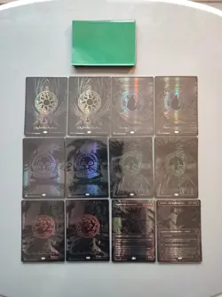 MTG Oil Slick Raised Foil Phyrexia Lands (5 x 2 each) & 2 extra (see pictures) - Image 1