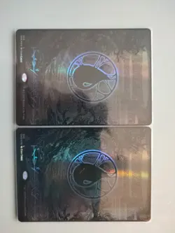 MTG Oil Slick Raised Foil Phyrexia Lands (5 x 2 each) & 2 extra (see pictures) - Image 5