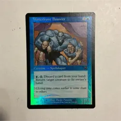 Wizards of the Coast Magic: The Gathering Waterfront Bouncer Blue Foil Mercadia… - Image 1
