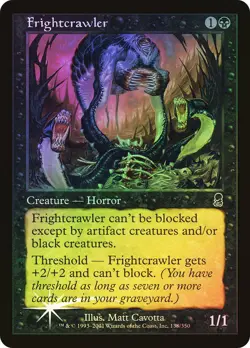 MTG FOIL Frightcrawler - Odyssey #138 - Image 1