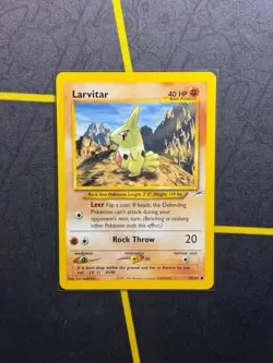 Larvitar 70/105 Pokemon TCG Neo Destiny Unlimited WOTC - LP - Image 1