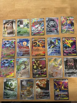 Pokemon Tcg Card lot Of 19 illustration Rare/double Rare/ex Near Mint - Image 1