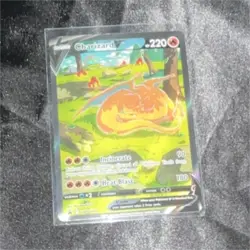 Pokemon Charizard V Full Art 220 HP Collectible Card English TCG Standard - Image 1
