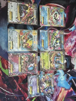 Pokemon Mega Evolution EX Holo Card Lot Of 7. NM-HP See Photos - Image 1
