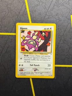 Aipom 41/64 Pokemon TCG Neo Revelation Unlimited - LP - Image 1