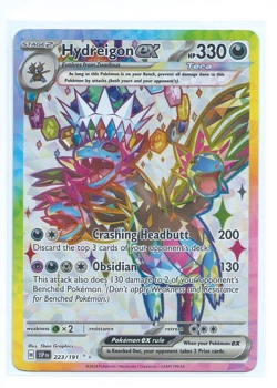 Pokemon Hydreigon ex - 223/191 - SV08: Surging Sparks (SSP) - Image 1