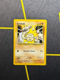 Geodude 44/64 Pokemon TCG Neo Revelation Unlimited - LP - Image 1