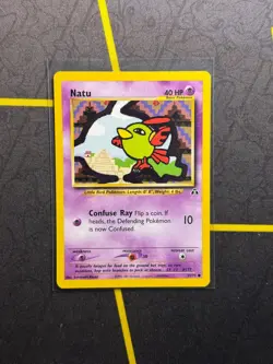 Natu 59/75 Pokemon TCG Neo Discovery Unlimited - LP - Image 1