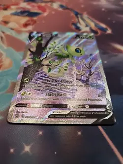 Pokemon TCG SWSH Fusion Strike Celebi v Alt Art Holo Ultra Rare Card 245/264 - Image 4