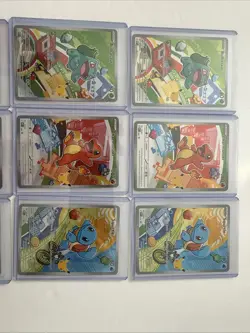 Pokemon First Partner Illustration Collection Series 1 Kanto Gen 1 & 7 Starters - Image 2