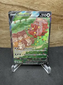 Greedent V Alt Art 257/264 Ultra Rare Fusion Strike Pokemon TCG Card Near Mint - Image 1