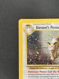 Pokemon TCG Giovanni's Persian 8/132 Gym Challenge Holo Rare Unlimited - Image 2