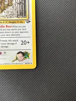 Pokemon TCG Giovanni's Persian 8/132 Gym Challenge Holo Rare Unlimited - Image 4