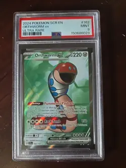 2024 POKEMON SCR EN-STELLAR CROWN ULTRA RARE #162 ORTHWORM EX PSA 9 #162 - Image 1