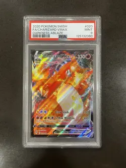 PSA 9 MINT Pokemon TCG Charizard VMAX SWSH Black Star Promos Holo - Image 1