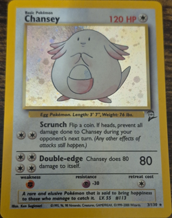 The Pokemon Company Chansey 003/130 Base Set 2 Holo Rare English 120 HP - Image 1
