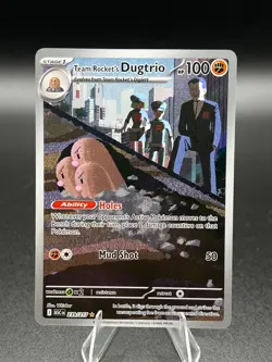 Pokemon TCG Team Rockets Dugtrio 239/217 Ascended Heroes Illustration Rare NM - Image 1