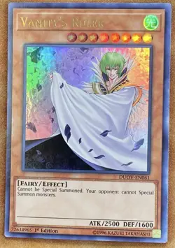 Yugioh Vanity's Ruler DUOV-EN061 Ultra Rare 1st Ed NM - Image 1