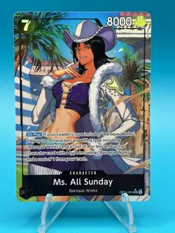 One Piece Ms. All Sunday (Alternate Art) (OP14-084) The Azure Sea's Seven OP14 - Image 1