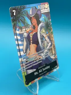 One Piece Ms. All Sunday (Alternate Art) (OP14-084) The Azure Sea's Seven OP14 - Image 4