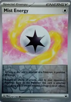 161/162 MIST ENERGY REVERSE HOLO TEMPORAL FORCES POKEMON CARD - Image 1