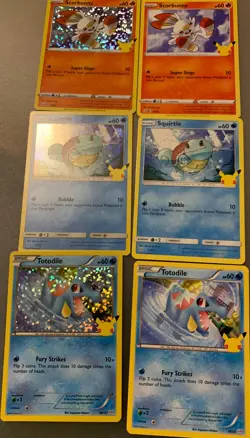 Pokemon 25th Anniversary (All Holo And Non Holo) Mcdonalds Full 50 card Set - Image 4