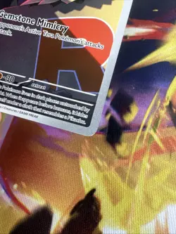 Pokemon Team Rocket's Mimikyu 238/217 ASC Rare Full Art Holo Psychic Card - Image 5