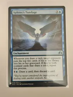 Mtg - Sphinx's Tutelage - The List Reprints (LIST) - Uncommon - #76 - NM - Image 1