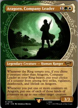 Magic | LTR | Aragorn, Company Leader (Showcase) | 316 | NM - Image 1