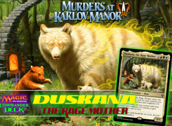 Duskana, the Rage Mother MTG EDH Commander Deck, Naya "Bears" - Image 1