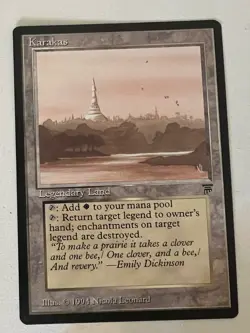 Magic the Gathering MTG Legends Karakas NM (Beta Bob) - Image 1