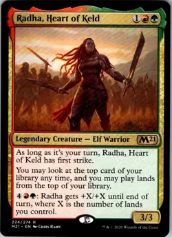 Magic | M21 | Radha, Heart of Keld | 224 | NM - Image 1