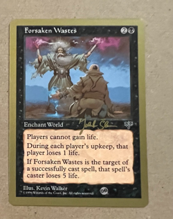 Forsaken Wastes - World Championship Deck - MTG - Magic the Gathering - 1997 - Image 1