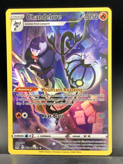 Pokemon TCG - Lost Origin - Chandelure TG04/TG30 - NM Ultra Rare Holo - Image 1