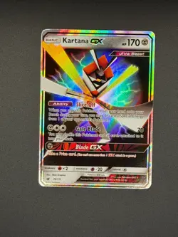 Pokemon Kartana GX Holo Ultra Rare SM - Crimson Invasion 70/111 NM - Image 1