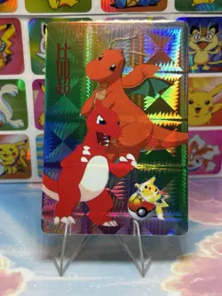 Pokemon Vintage Pocket Monsters Vending HOLO Prism Sticker 1998 Nintendo Bandai - Image 2