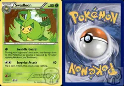 Swadloon 9/135 UC Plasma Storm Pokemon NM/M - Image 2