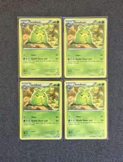 Pokemon: Emerging Powers - #5/98 Swadloon (x4-NM) - Uncommon.V05 - Image 3
