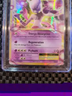2016 Pokemon XY Evolutions #52 Mewtwo CGC 7 Near Mint - Image 3