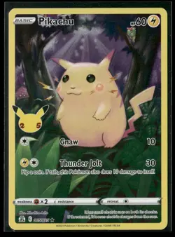 Pikachu 005/025 Holo R Celebrations NM/M Pokemon - Image 1