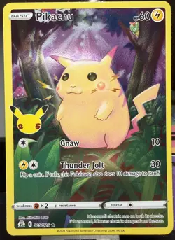 Pokemon Celebrations 25th Anniversary Pikachu 005/025 - Image 1