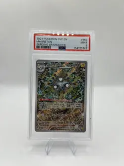 2024 POKEMON SVP EN-SV BLACK STAR PROMO #159 MAGNETON PSA 9 - Image 1