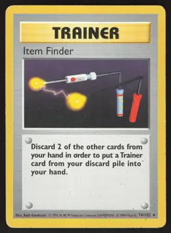 Item Finder 074/102 Rare Pokemon Base Set (Shadowless) - Image 1